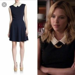 {Betsey Johnson}  Faux Pearl Collar Dress